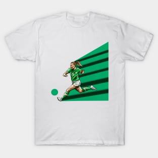 Katie McCabe- Ireland Womens National Team Football Artwork T-Shirt